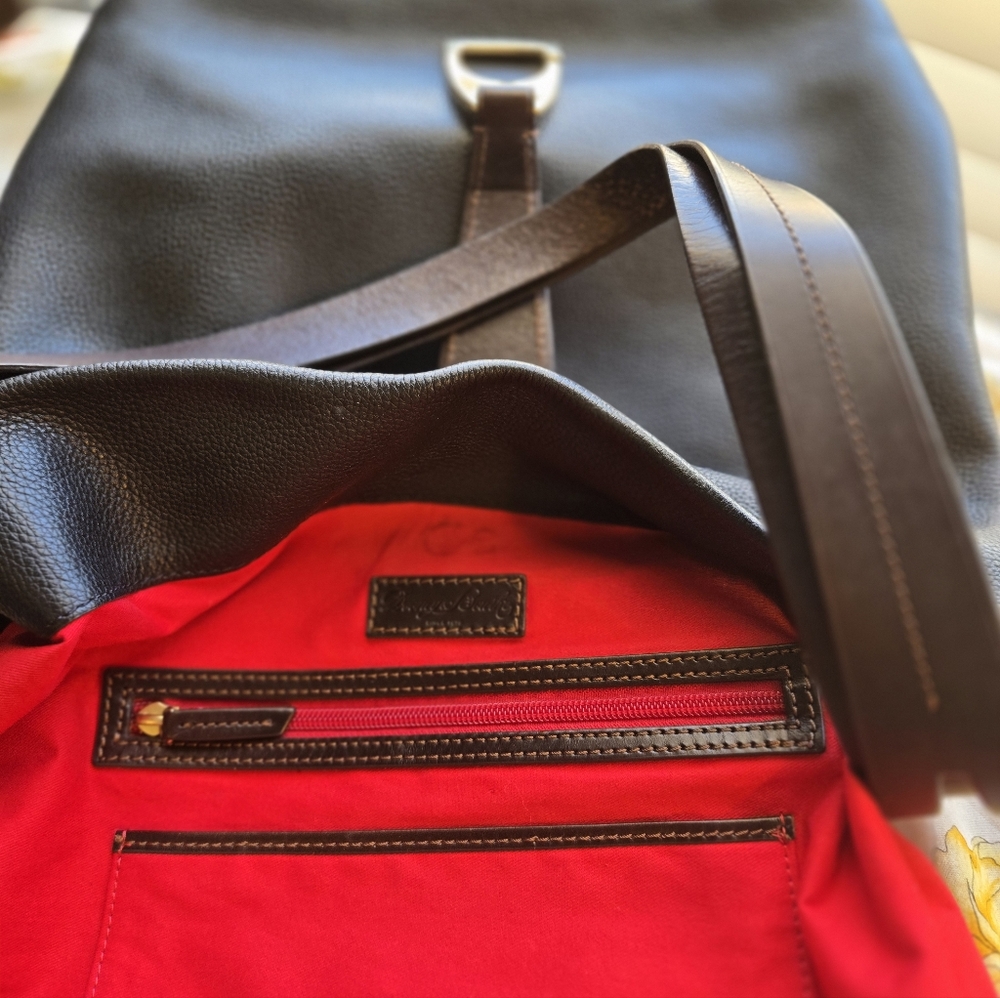 Dooney & Bourke Derby Florentine Black Pebbled Leather Hobo Bag - Picture 14 of 16